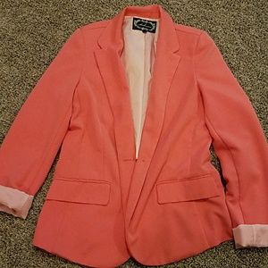 Ambiance coral blazer